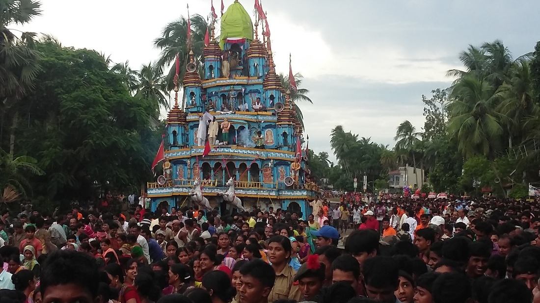 মহিষাদল রথযাত্রা উৎসবে জনসমাগম
